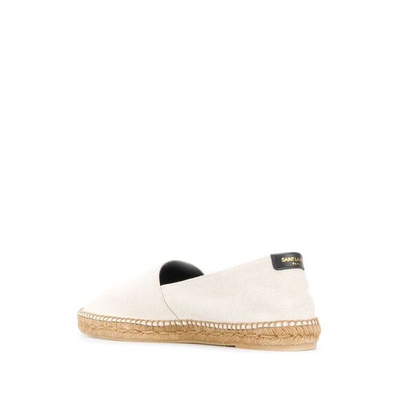 Men's Designer Espadrille Sneakers in Ecru Nero for SS24 Season - Picture 3 of 4